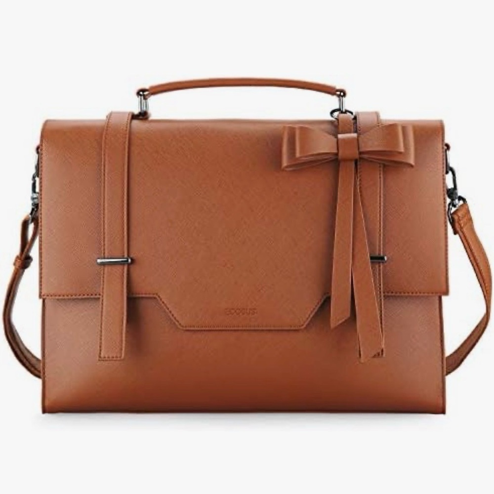 ECOSUSI Laptop Messenger Bag Women Briefcase Laptop Satchel Handbag